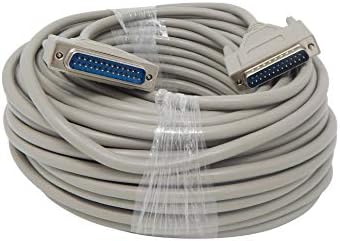 Your Cable Store 100 Foot DB25 25 Pin Serial Port Cable Male/Male RS232
