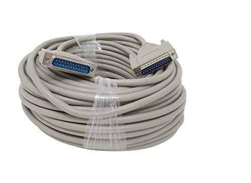 Your Cable Store 100 Foot Db25 25 Pin Serial Port Cable Male/Male Rs232 #TOP3