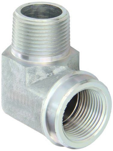 Eaton Weatherhead C3409X16 Carbon Steel Fitting, 90 Degree Elbow, 1" NPT Female x 1" NPT Male