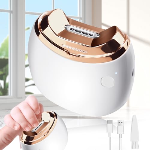 Electric Nail Clipper, Automatic Nail Clipper, 2-Speed Adjustable, USB Rechargeable Safe Automatic Baby Electric Nail Trimmer, Suitable for Babies, Children, Adults and The Elderly