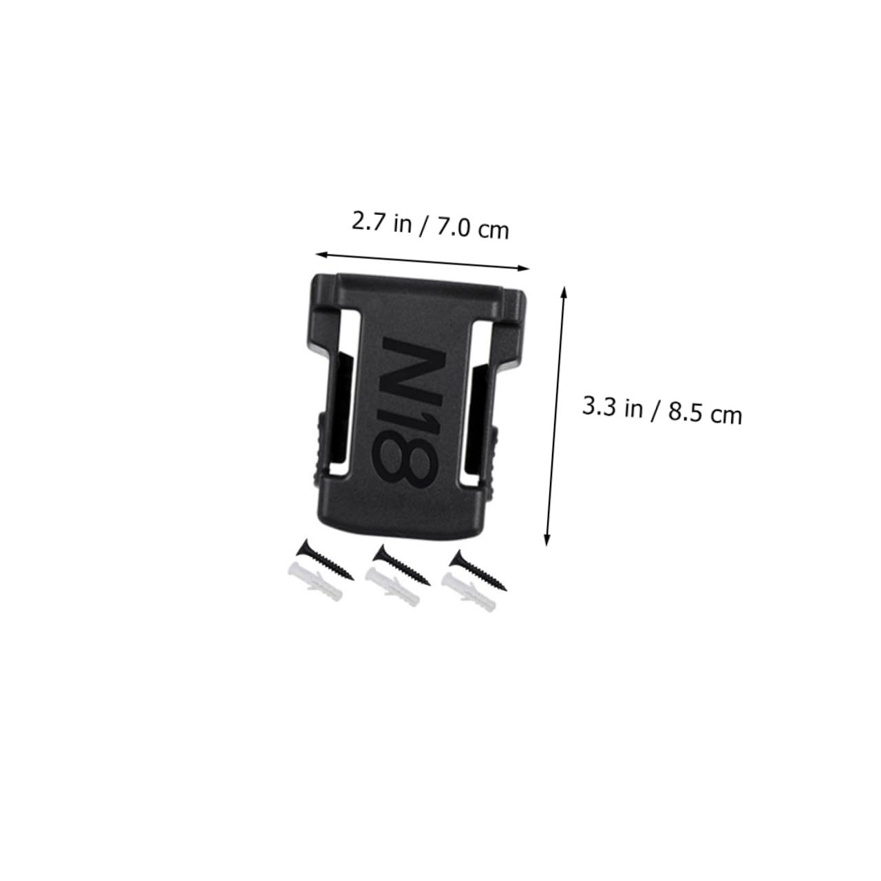 DOITOOL Supporto Per Batteria Da 10 Pezzi Per Batterie Da 18 V Materiale Robusto Facile Da Installare Regolazione Dellangolazione