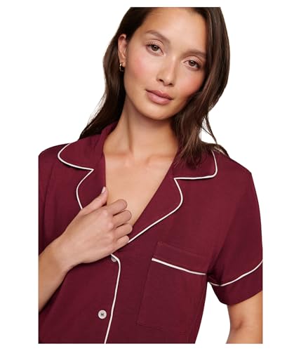 Image of Eberjey Gisele Rib Relaxed Short PJ Set