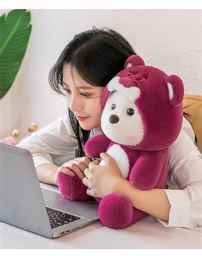 Image of Storescent Soft Toys for Kids - Stuffed Animal Plush Soft Toy for Boys & Girls | Strawberry Bear 35 CM