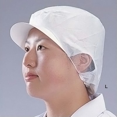 Amazon.co.jp: エレクト・ネット帽 EL-402W （20枚入） L