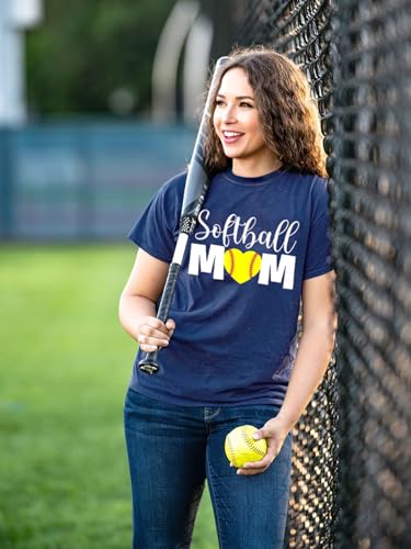 Image of Mama Shirts for Womens Sport Mom Tshirt Ball Mom Gift Tops