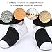 Molain 4Pairs Dance Socks Over Shoes, Anti-Slip Dance Shoe Covers for Sneakers Dancer Shoe Socks Pivoting Spin Socks for Ballet Hip Hop on Smooth Wooden Floors