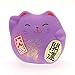 Kotobuki Maneki Neko Charm Ningenkankei-un Collectible Figurine, Friendship, Purple
