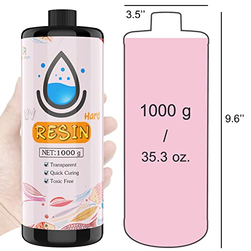 Resina UV 1000g Transparente para Joyas Artesanales y Moldes - Fernando Cortés