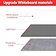 bssmmai Mini Whiteboard A5 24 x 16,5 cm Doppelseitig White Board Tragbar Abwischbar Desktop Whiteboard Schreibtafel