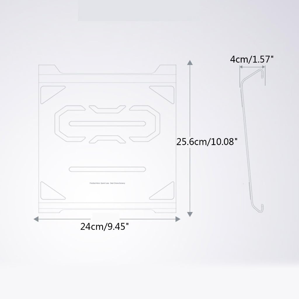 Soporte portátil para laptop, soporte ajustable de aleación de aluminio para laptop, tablet, soporte de refrigeración