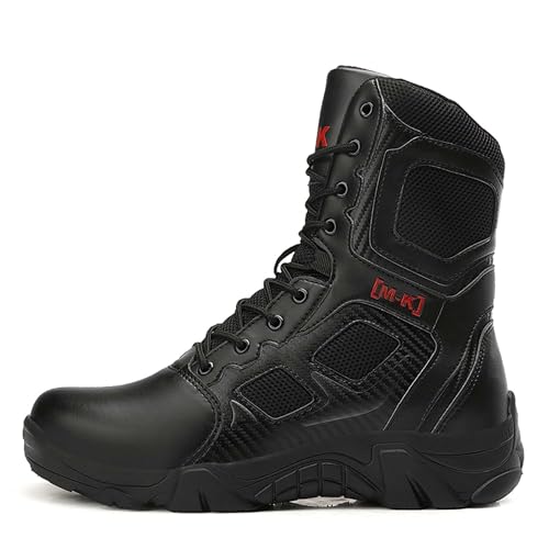 Large size field training, battlefield training, military boots, combat boots, snow boots, men's shoesSteel toe shoes