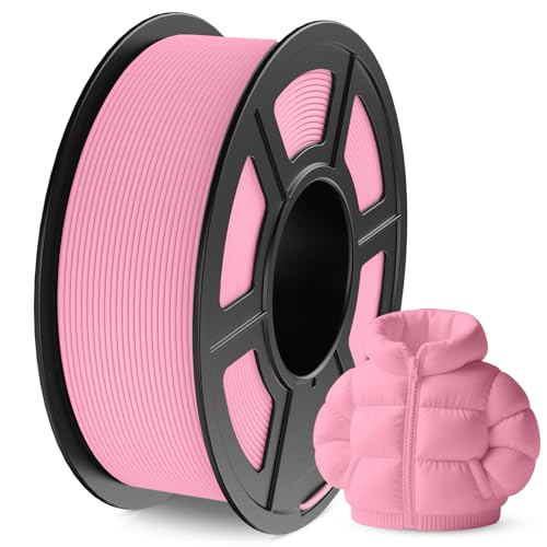 Image of JAYO Matte PLA 3D Printer Filament 1.75mm Pink, Matte Surface Conceals Layer Lines Filament, 1.1kg (2.42 lbs) Spool, Accuracy + /- 0.02 mm, Fit Most FDM Printers
