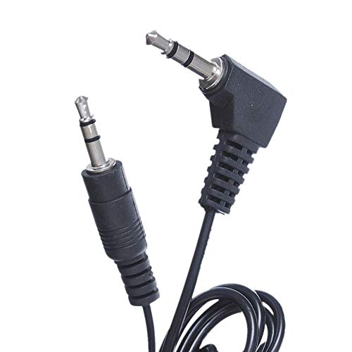 Protear Aux Cable 3.5Mm Auxiliary Audio Cable Aux Cord 90 Degree Right Angle Compatible Headphones, Car/Home Stereos Headphones & More- Black #TOP13