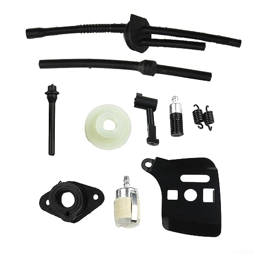 Installazione semplice: con il kit di riparazione della motosega incluso, l'installazione diventa un gioco da ragazzi, consentendoti di sostituire rapidamente e senza sforzo le parti necessarie. La confezione comprende tutto il necessario, come mostrato nelle immagini dell'inserzione.