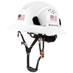 White Hardhat With Built-In Visor