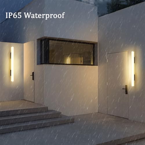 Applique murale LED extérieur étanche IP65 design moderne blanc 100cm - 3