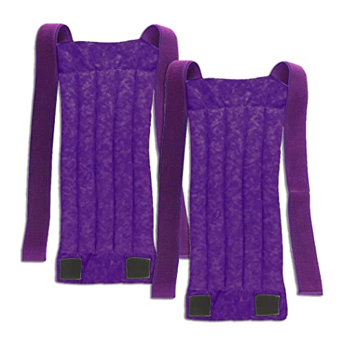 Nature Creation Reusable Microwave Heat Pad - Microwave Heating Pad for Back Pain and Sore Muscle, Hot Pack, for Spine Heat Pack Warming Pad, Microwavable Heating Pads - Purple Marble 2 Packs