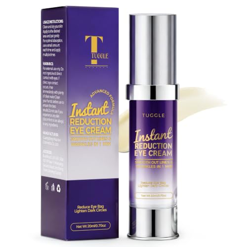 Tuggle Instant Eye & Face Tightening Serum, Instant Face Lift Cream Rapid Improve Under Eye Bags and...