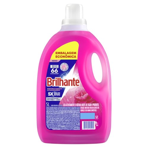 Brilhante - Lava-Roupas Líquido Perfume e Cuidado Extraordinário 5L Brilhante - Lava-Roupas Líquido Perfume e Cuidado Extraordinário 5L