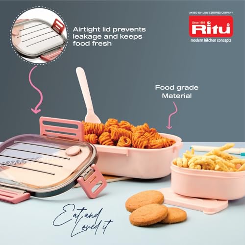 Image of RITU J-433 Evan Lunch Box for Office, School & Travel Use-1200ml