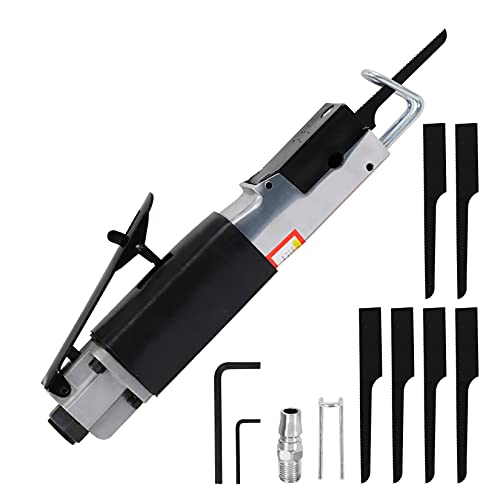 ORIENTOOLS Scie alternative pneumatique d'air, universelle Scie 90 psi 8500 BPM, Filetage d'entrée de 6.35 mm