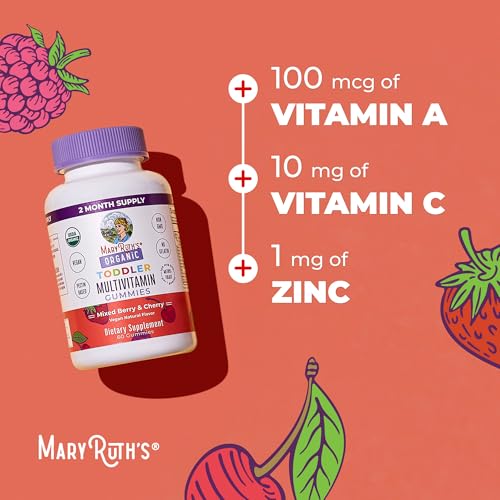MaryRuth's Organic Toddler Multivitamin Gummies