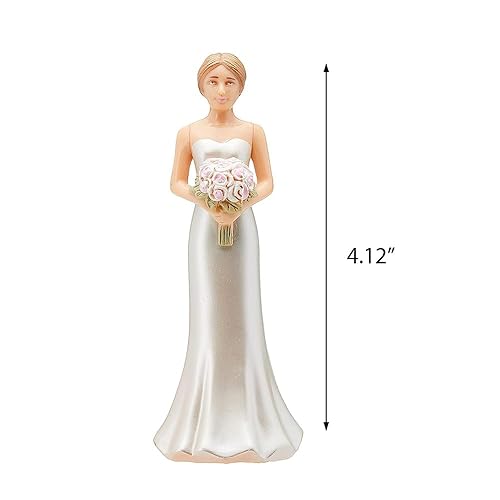 Miniatura 2 de Amscan Decoración para Pastel Rubio Novia BLS, 4 18", Multicolor