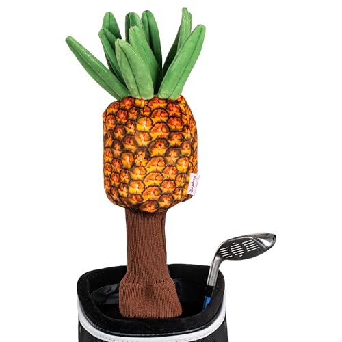 Daphne's Headcovers Pineapple Driver Headcover | Premium Driver Headcovers | Funny Golf Club Covers | Stylish Protection for Your Clubs | Men's Golf Gear | Driver Headcover for Men and Women