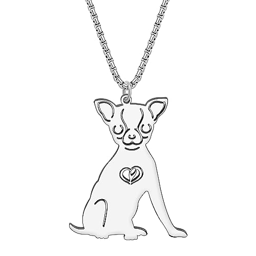 Collier Golden Retriever en acier inoxydable bijou quotidien pour fille