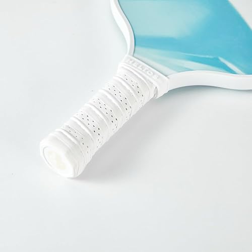 Miniatura 7 de HELIOS Khione - Paleta de pickleball - Morn  Superficie de fibra de vidrio G2S de 8 onzas con núcleo de panal reactivo de 0.51 pulgadas  Diseño