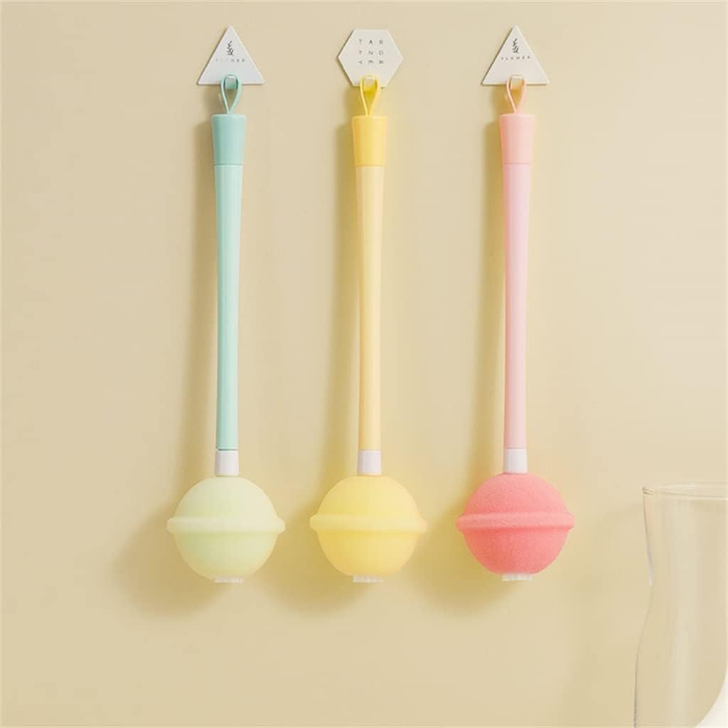 Silicone Cup Brush Scrubber Glass Cleaner 360° No Dead Angle Cleaning Multifunctional Lollipop