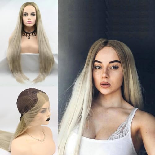 Perruque synthétique blonde ombrée pour rayonner lors de vos soirées et cosplays