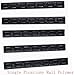 PAUENTPA Picatinny Rail Polymer Lightweight Rail Black