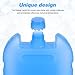 BESPORTBLE Ice Packs for Coolers: 4Pcs Reusable Ice Packs - Long Lasting Bottle for Cans Lunch Boxes, Coolers, Camping, Picnics, Beach, Fishing (3.5 * 5.38 * 0.9in)