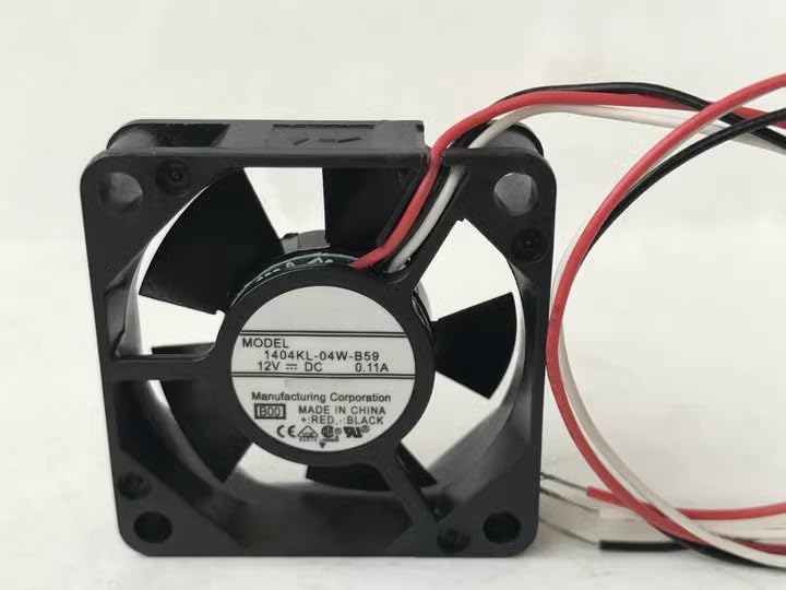 NMB-MAT 3510 1404KL-04W-B59 DC12V 0.11A 35x10mm Axial Flow Fan for Cooling Applications