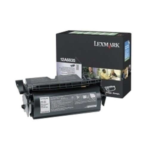Lexmark Optra T 520 toner noir 12A6835 d'origine de 20000 pages