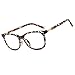PLOPLO Progressive Multifocal Multifocus Glasses+Anti Blue Light Blocking Filter Reduces Digital Eye Fatigue Strain Computer Reader Eyeglasses (Brown Tortoise, 1.0)