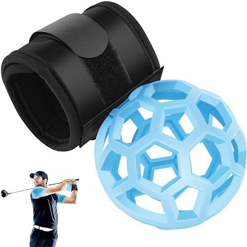 Hvxrjkn Golf Trainer Ball, Golf Swing Posture Corrector, Golf Swing Training Aid Ball, Golf Smart Ball, Practical Golf Swing Training Assist Ball for Beginner Posture Correction