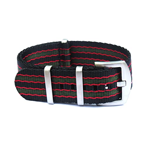 Image of WAMD Seat Belt NATO Watch Straps /Bands - 18mm,20mm,22mm and 24mm Nylon Watch Straps for Watches - Multicolour Options