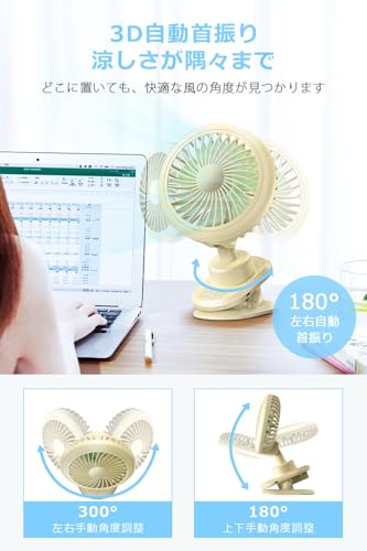Ylili クリップ扇風機 YLC9SA の商品画像 3