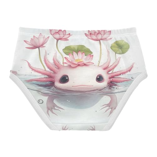 Cute Axolotl Lotus Toddler Girls's Underwear 2T 202b88952