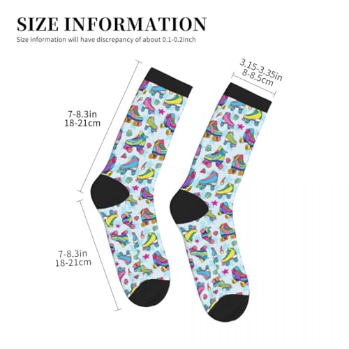 Image of Men Women Casual Cool Cute Crazy Funny Athletic Sport Novelty Graphic Crew Socks
