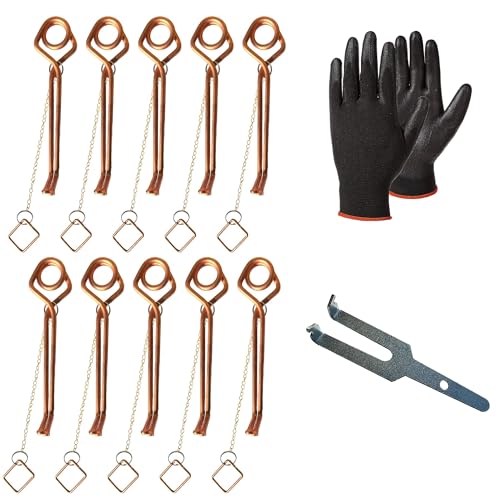 Trampas para Topos Putange para Topillos o Ratas Topo (Juego de 10). Accesorios Anti Topos para Roedores. No Es Necesario Utilizar A Repelentes Ultrasónicos para Eliminar Las Plagas De Su Césped.