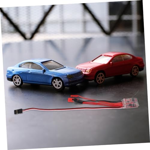 NUOBESTY 20A Fırça Motoru, Fren Anahtarlı Devir Kontrolü, RC Modeli Araç ve Tekne Aksesuarları, RC Arabalar ve Tekneler için Çift Yönlü Küçük Kumanda - Görsel 7