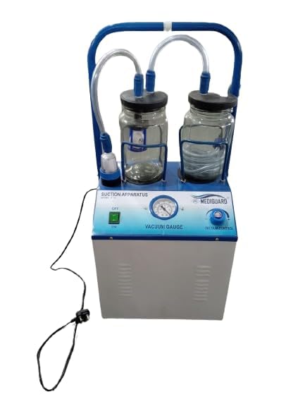 MEDIGUARD Electric Suction Machine 0.25 HP Eco With Glass Jar For Home, Hospital & Clinic (B0CSCW9JGD) Amazon Price History, Amazon Price Tracker
