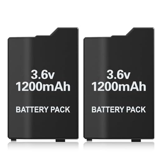 KEKUCULL 2Pcs Rechargeable Battery Pack Replacement for PSP 2000/3000/Lite/Slim Console, Real Capacity 1200mAh Lithium Polymer Batteries for PSP 2001/3001