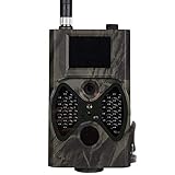 ♥ Obiettivo grandangolare 60 ° + Robusto dispositivo impermeabile: la struttura impermeabile IP54 migliorata può impedire all'obiettivo di appannarsi e mantenersi bene in caso di maltempo e condizioni. Anche nei giorni di pioggia, è possibile utilizzare un obiettivo grandangolare per registrare qualsiasi attività animale tu vuoi.