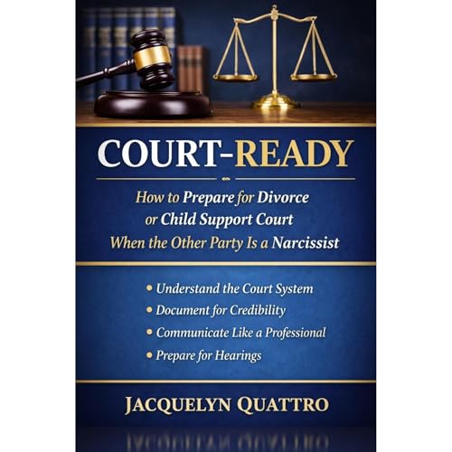 COURT-READY How to Prepare for Divorce or Child Support Court When the Other Party Is a Narcissist (By Jacquelyn Quattro) episode artwork