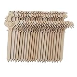 Léger et portable : marque-pages en bois sont légers et compacts, ce qui les rend faciles à utiliser, à ranger et à transporter sans ajouter de poids supplémentaire à vos livres, marque-pages en bois vierges, marque-pages DIY