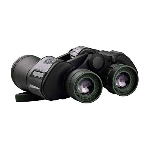 LKITYGF Portable 20x50 High Power Military Binoculars Compact HD Professional/Daily Waterproof Binoculars Telescope for Adults Bird Watching Travel Football-BAK4 Prism FMC Lens